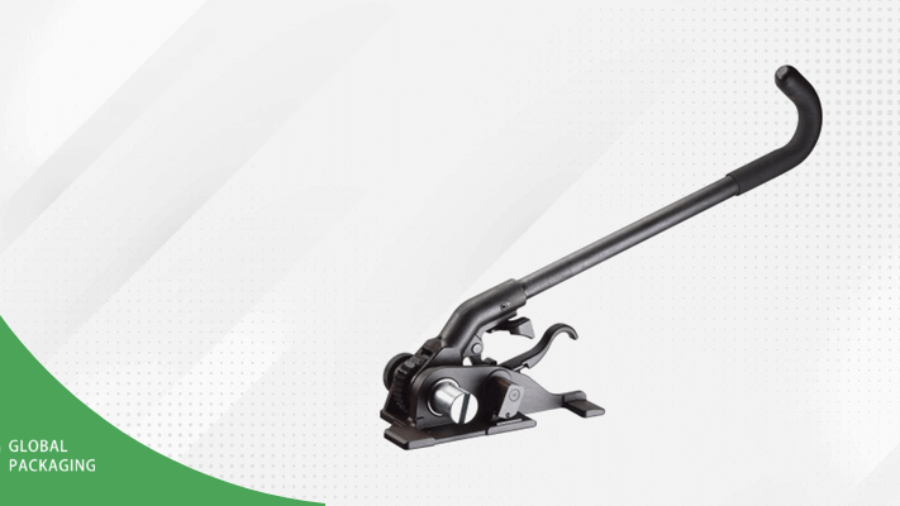 Hand steel strapping machine