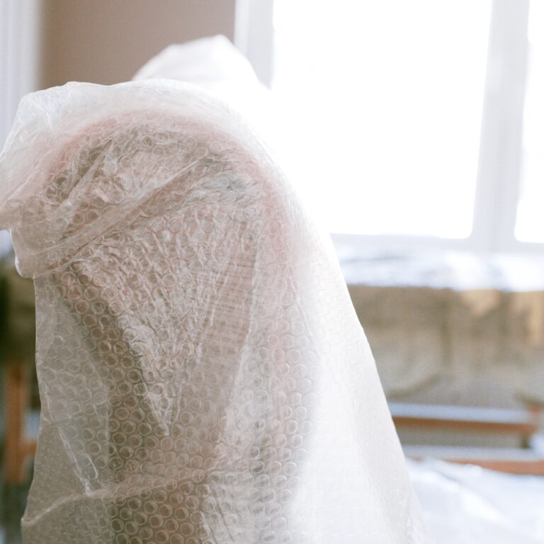 image of bubble wrapped product